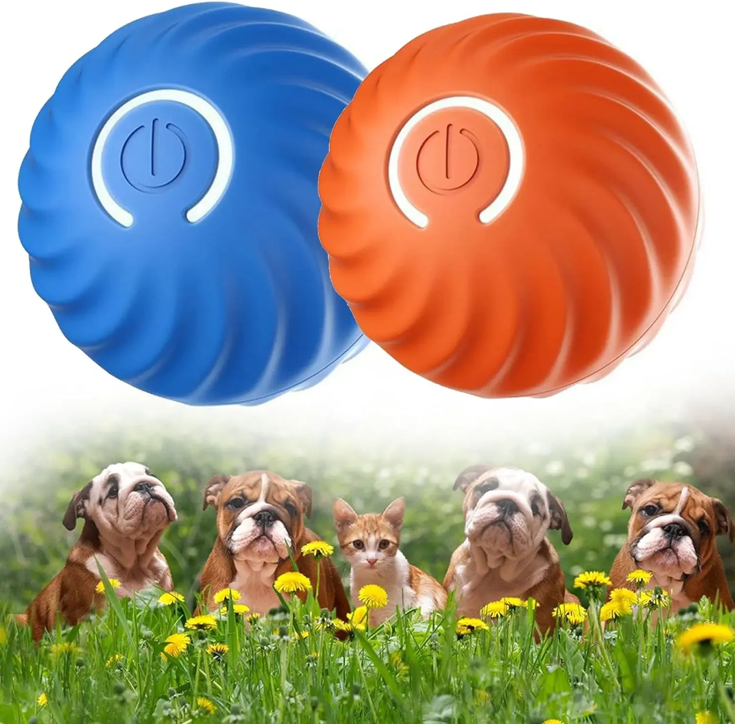 Automatic smart teasing dog ball